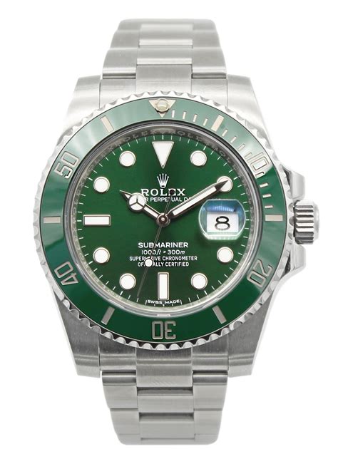 rolex green hulk price in perth|Buy Used Rolex Submariner 116610 .